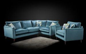 LEBUS 13 Pasha Blue Chaise and Chair Landscape
