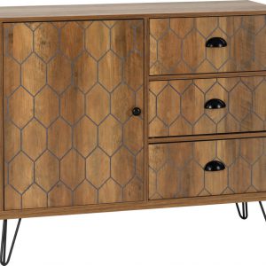 Medium Oak effect sideboard