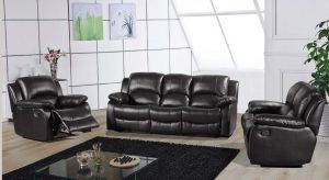 RED ROSE LINCOLN RECLINERS BLACK