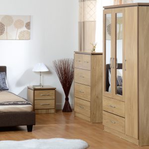 Oak effect Bedroom furniture range