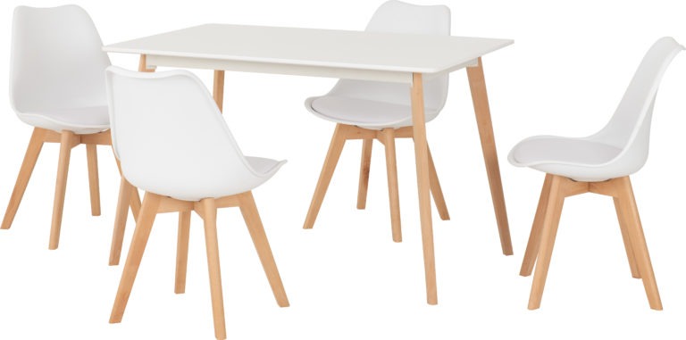 BENDAL DINING SET WHITEBEECHWHITE FAUX LEATHER 2023 400 401 264 01 768x381 1